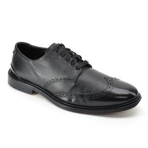 Men rag & bone Pebble Leather Brogue Wingtip Oxfords 42